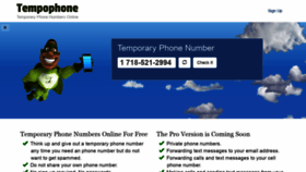 What Tempophone.com website looked like in 2018 (5 years ago)