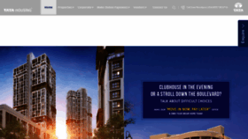 What Tatahousing.in website looked like in 2018 (5 years ago)