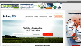 What Traktorpool.pl website looked like in 2018 (5 years ago)
