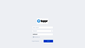 What Toppr.darwinbox.in website looked like in 2018 (6 years ago)