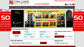 What Tanlonghaiphong.vn website looked like in 2018 (5 years ago)