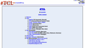 What Tclhelp.net website looked like in 2018 (5 years ago)