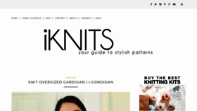 What Theiknits.com website looked like in 2018 (5 years ago)