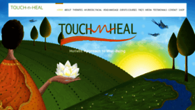 What Touchnheal.com website looked like in 2018 (5 years ago)