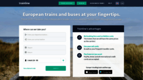What Thetrainline-europe.com website looked like in 2018 (5 years ago)