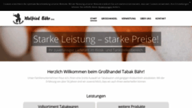 What Tabak-baehr.de website looked like in 2018 (5 years ago)