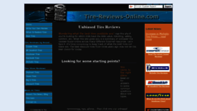 What Tire-reviews-online.com website looked like in 2018 (5 years ago)