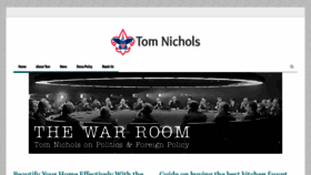 What Tomnichols.net website looked like in 2018 (5 years ago)
