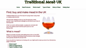 What Traditionalmead.uk website looked like in 2018 (5 years ago)