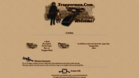 What Trapperman.com website looked like in 2018 (5 years ago)