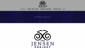 What Thejensenproject.com website looked like in 2018 (5 years ago)