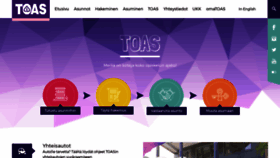 What Toas.fi website looked like in 2018 (5 years ago)