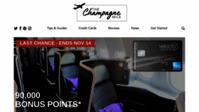 What Thechampagnemile.com.au website looked like in 2018 (5 years ago)