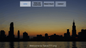 What Tarot777.org website looked like in 2018 (5 years ago)
