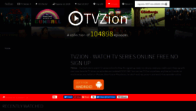 What Tvzion.pro website looked like in 2018 (5 years ago)