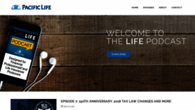 What Thelifepodcast.com website looked like in 2018 (5 years ago)