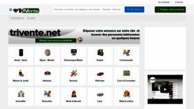 What Trivente.net website looked like in 2018 (5 years ago)