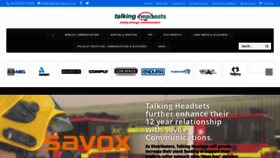 What Talkingheadsets.co.uk website looked like in 2018 (5 years ago)