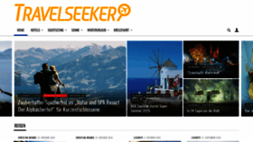 What Travelseeker.de website looked like in 2018 (5 years ago)
