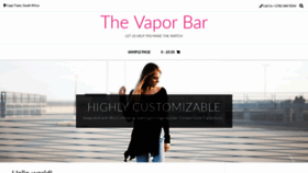 What Thevaporbar.com website looked like in 2018 (5 years ago)