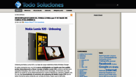 What Todosoluciones.es website looked like in 2018 (5 years ago)