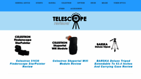 What Telescopereviewer.com website looked like in 2018 (5 years ago)
