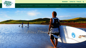 What Tourismpei.com website looked like in 2018 (5 years ago)