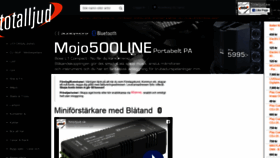 What Totalljud.se website looked like in 2018 (5 years ago)