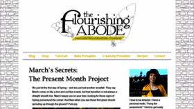 What Theflourishingabode.com website looked like in 2018 (5 years ago)