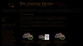 What Tolepaintingdesigns.com website looked like in 2018 (5 years ago)