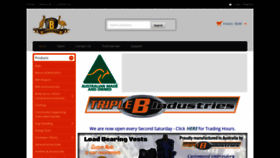 What Tripleb.com.au website looked like in 2018 (5 years ago)