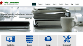 What Tulip.ro website looked like in 2018 (7 years ago)