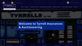 What Tyrrellauctions.ie website looked like in 2018 (5 years ago)