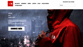 What Thenorthface.com.mx website looked like in 2018 (6 years ago)
