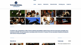 What Tunakopesha.com website looked like in 2018 (5 years ago)