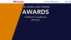 What Theafricaceoforumawards.com website looked like in 2018 (5 years ago)