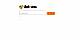 What Track.tiptrans.com website looked like in 2018 (5 years ago)
