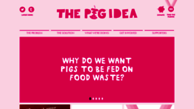 What Thepigidea.org website looked like in 2018 (5 years ago)