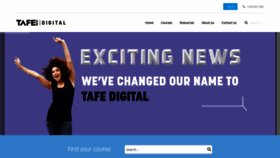 What Tafenow.com.au website looked like in 2018 (5 years ago)