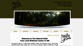What The-naturalpath.com website looked like in 2018 (5 years ago)