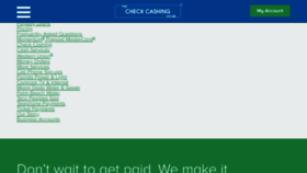 What Thecheckcashingstore.com website looked like in 2018 (5 years ago)