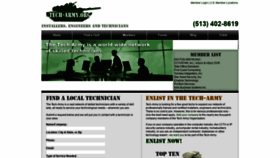 What Tech-army.org website looked like in 2018 (5 years ago)
