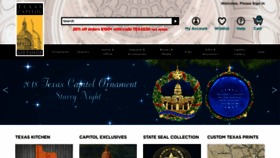 What Texascapitolgiftshop.com website looked like in 2018 (5 years ago)