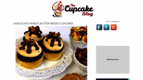 What Thecupcakeblog.com website looked like in 2018 (5 years ago)