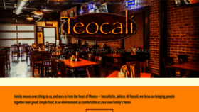 What Teocali.com website looked like in 2018 (5 years ago)