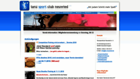 What Tsc-neuwied.de website looked like in 2018 (5 years ago)