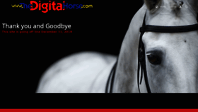 What Thedigitalhorse.com website looked like in 2018 (5 years ago)