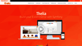 What Thelia.net website looked like in 2018 (5 years ago)