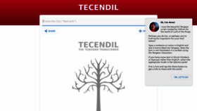 What Tecendil.com website looked like in 2018 (5 years ago)