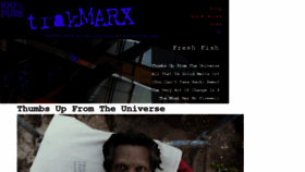 What Trakmarx.com website looked like in 2018 (5 years ago)